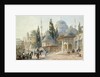 The Sehzade Mosque in Constantinople by Eugène-Napoleon Flandin