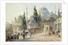 The Sehzade Mosque in Constantinople by Eugène-Napoleon Flandin