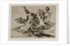 Grande hazaña! Con muertos! (A heroic feat! With dead men!) Plate 39 from The Disasters of War (Los by Francisco de Goya