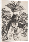 Coat of Arms with a Lion and a Cock by Albrecht Dürer