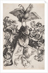 Coat of Arms with a Lion and a Cock by Albrecht Dürer
