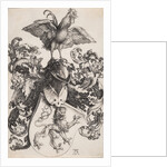 Coat of Arms with a Lion and a Cock by Albrecht Dürer