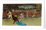 Bullfight. Wounded Picador by Marià Fortuny