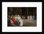 Dance at the Palace by Eugenio Lucas Villaamil