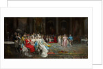 Dance at the Palace by Eugenio Lucas Villaamil