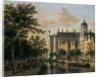 The Nieuwezijds Voorburgwal with the Flower Market, Amsterdam by Gerrit Adriaensz Berckheyde