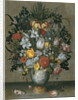 Chinese Vase with Flowers, Shells and Insects by Ambrosius Bosschaert the Elder