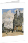 The Square of the Church of Saint Vulfran in Abbeville by Eugène-Louis Boudin