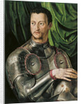 Portrait of Grand Duke of Tuscany Cosimo I de Medici in armour by Agnolo Bronzino