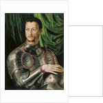 Portrait of Grand Duke of Tuscany Cosimo I de Medici in armour by Agnolo Bronzino