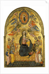 The Virgin of Humility with the Holy Father, the Holy Spirit and the twelve Apostles by Cenni di Francesco di ser Cenni