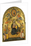 The Virgin of Humility with the Holy Father, the Holy Spirit and the twelve Apostles by Cenni di Francesco di ser Cenni