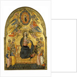 The Virgin of Humility with the Holy Father, the Holy Spirit and the twelve Apostles by Cenni di Francesco di ser Cenni