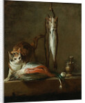 Still Life With Cat and Fish by Jean-Baptiste Siméon Chardin
