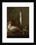 Still Life With Cat and Fish by Jean-Baptiste Siméon Chardin