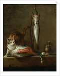 Still Life With Cat and Fish by Jean-Baptiste Siméon Chardin