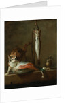 Still Life With Cat and Fish by Jean-Baptiste Siméon Chardin
