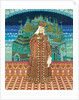 Militrissa. Costume design for the opera The Tale of Tsar Saltan by N. Rimsky-Korsakov by Ivan Yakovlevich Bilibin