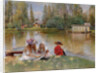 Children by the Lake by Konstantin Yegorovich Makovsky