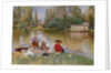 Children by the Lake by Konstantin Yegorovich Makovsky