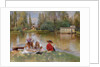 Children by the Lake by Konstantin Yegorovich Makovsky