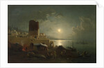 View of the Maiden Tower in Baku by Paul von Franken