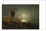 View of the Maiden Tower in Baku by Paul von Franken