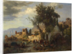 Evening by the Kura River near Tiflis by Paul von Franken