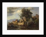 Evening by the Kura River near Tiflis by Paul von Franken