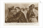 Valery Chkalov meets with Joseph Stalin by Anonymous