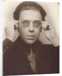 Andre Breton with glasses by Anonymous