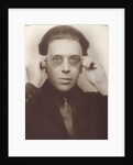 Andre Breton with glasses by Anonymous