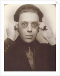 Andre Breton with glasses by Anonymous