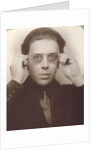 Andre Breton with glasses by Anonymous