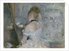 Woman at Her Toilette, 1875-1880 by Berthe Morisot