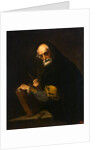 Philosopher with a book, a compass and goniometer, 1630 by José de Ribera