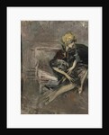 Lady In A Yellow Hat With Her Dog (Marchesa Casati) by Giovanni Boldini