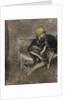 Lady In A Yellow Hat With Her Dog (Marchesa Casati) by Giovanni Boldini