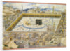 View of the Kaaba and surrounding buildings in Mecca, Second Half of the 19th cen by Mahmud