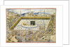 View of the Kaaba and surrounding buildings in Mecca, Second Half of the 19th cen by Mahmud