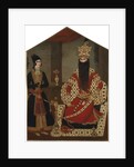 Portrait of Fath Ali Shah Standing, ca 1820 by Mihr Ali