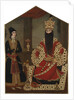 Portrait of Fath Ali Shah Standing, ca 1820 by Mihr Ali