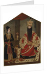 Portrait of Fath Ali Shah Standing, ca 1820 by Mihr Ali