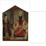Portrait of Fath Ali Shah Standing, ca 1820 by Mihr Ali