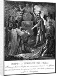 Prince Igor makes peace with Byzantium. 944 (From Illustrated Karamzin), 1836 by Boris Artemyevich Chorikov