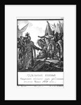The Russian princes rejects the offer of the Ambassador of Batu Khan. 1237 (From Illustrated Karamz by Boris Artemyevich Chorikov