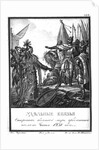 The Russian princes rejects the offer of the Ambassador of Batu Khan. 1237 (From Illustrated Karamz by Boris Artemyevich Chorikov