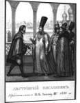Austrian Envoy is presented to the Tsar Ivan III. 1491 (From Illustrated Karamzin), 1836 by Boris Artemyevich Chorikov