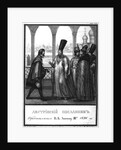 Austrian Envoy is presented to the Tsar Ivan III. 1491 (From Illustrated Karamzin), 1836 by Boris Artemyevich Chorikov
