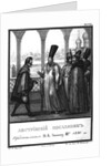 Austrian Envoy is presented to the Tsar Ivan III. 1491 (From Illustrated Karamzin), 1836 by Boris Artemyevich Chorikov